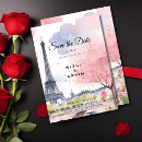 Recherche de paris save the dates Romantique