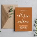 Search for dark orange invitations Simple