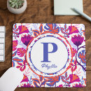 Search for colorful mousepads Floral pattern