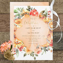 Search for orange rose wedding invitations Fall