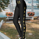 Search for bridal party leggings Black and gold