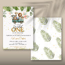 Search for tropical watercolor baby shower invitations Cute safari animals