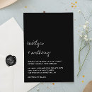 Recherche de fleurs stylisées invitations Minimaliste