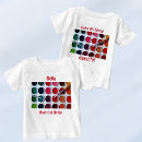 Search for colour palette tshirts Colourful
