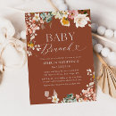 Search for rustic floral baby shower invitations Greenery