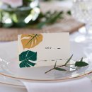 Search for hawaiian place cards Monstera