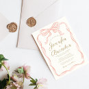 Search for pink ribbon wedding invitations Retro