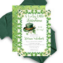 Search for four leaf clover invitations St patrick's day
