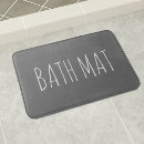 Search for funny text bath mats Typography
