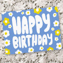 Search for happy birthday daisy flower postcards Retro
