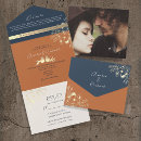 Search for blue and orange invitations Terracotta