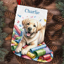 Search for yellow lab christmas stockings Dog lover