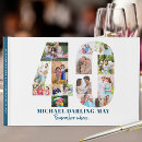 Search for 40th birthday guest books Milestone birthday keepsake