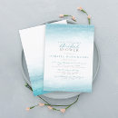 Search for aqua bridal shower invitations Watercolor
