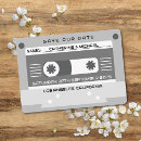 Search for cassette tape save the dates Unique