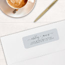 Search for purple and blue wedding return address labels Elegant