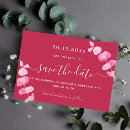 Search for magenta save the dates Burgundy