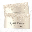 Search for gold ticket business cards Aesthetician