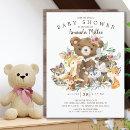 Recherche de woodland baby girl shower invitations Forêt