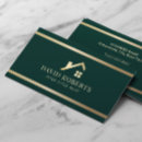 Search for dark green and gold business cards Modern