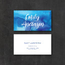 Recherche de tendances girly cartes visite Aquarelle