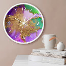 Search for aqua green clocks Modern