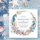Search for sea shells wedding invitations Starfish