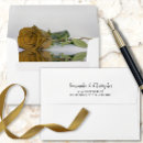 Search for rose gold envelopes Return address