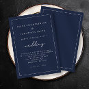Recherche de blanc bleu marine invitations Script