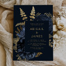 Search for gold foil floral wedding invitations Elegant