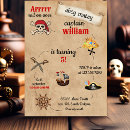 Recherche de bateau invitations Ahoy matey