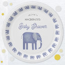 Recherche de elephant baby shower assiettes Jungle