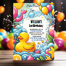 Search for foam birthday invitations Pool party