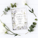 Search for white flower baby shower invitations Gender neutral