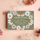 Search for groovy 1st birthday invitations Modern