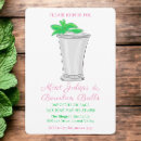 Search for race day invitations Mint julep