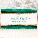 Search for green emerald gold business cards Modern