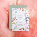 Search for ribbon birthday invitations Bow birthday party