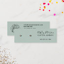 Search for sage green business cards Simple