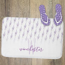 Search for lavender and white bath mats Initial