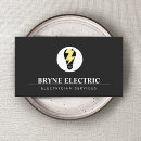 Search for lightning bolt business cards Contractor