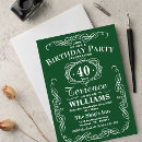Search for green guy invitations Green and white