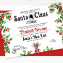 Search for santa claus naughty list cards North pole