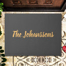 Search for family name doormats Minimalist