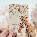 Search for giraffe mothers day postcards Simple
