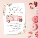 Search for vintage truck invitations Floral