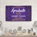 Search for purple and white banners Graduation