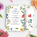 Search for nature baby girl shower invitations Rustic boho floral
