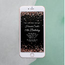 Search for black and gold 18th birthday invitations Luxury