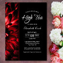 Recherche de red black bridal shower invitations Rouge